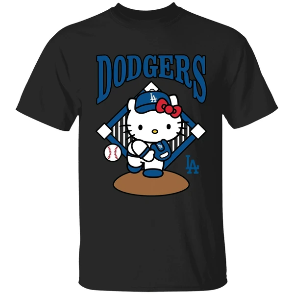 Los Angeles Dodgers Hello Kitty 2026 Shirt - Image 7