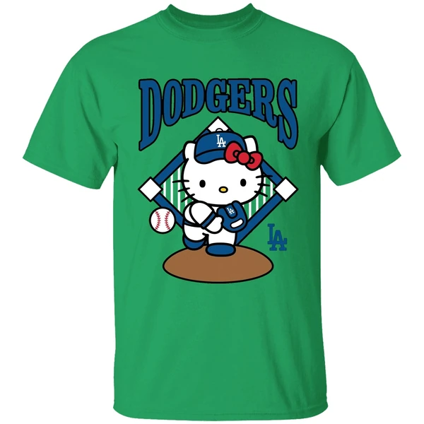 Los Angeles Dodgers Hello Kitty 2026 Shirt - Image 8