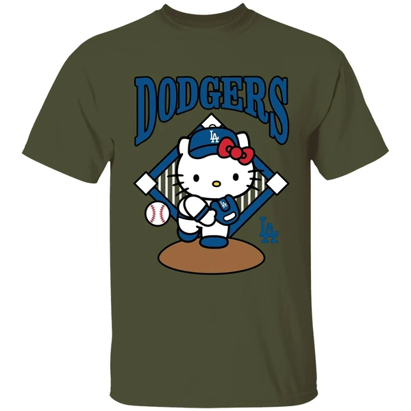 Los Angeles Dodgers Hello Kitty 2026 Shirt - Image 9