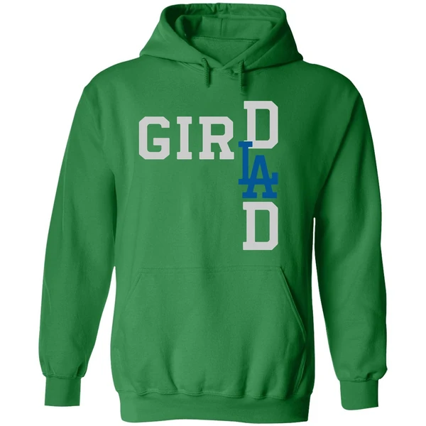 Los Angeles Dodgers La Girl Dad Hoodie - Image 2