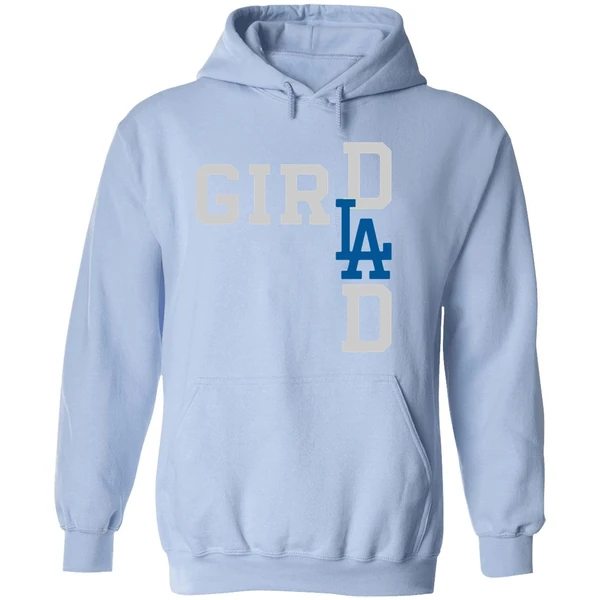 Los Angeles Dodgers La Girl Dad Hoodie - Image 4