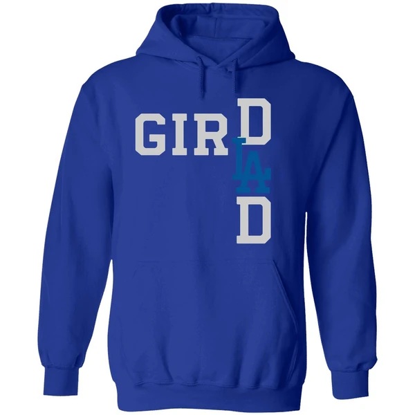 Los Angeles Dodgers La Girl Dad Hoodie - Image 7