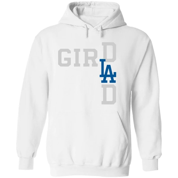 Los Angeles Dodgers La Girl Dad Hoodie - Image 8