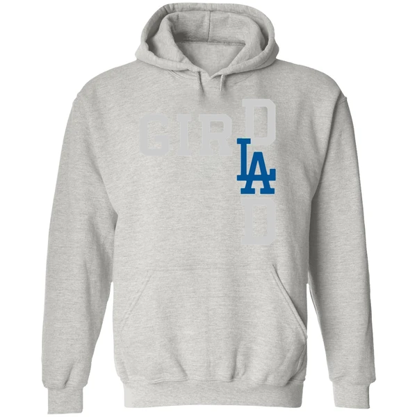 Los Angeles Dodgers La Girl Dad Hoodie - Image 9