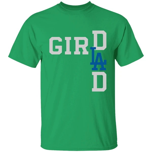 Los Angeles Dodgers La Girl Dad Shirt - Image 2