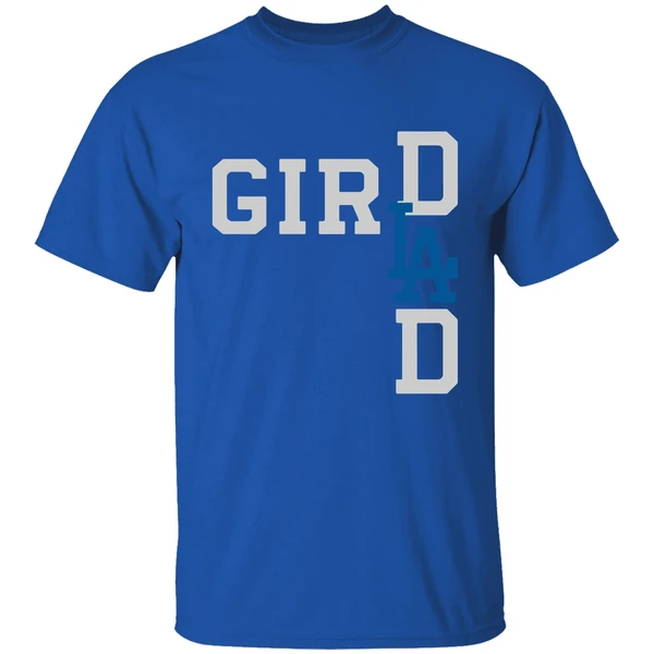 Los Angeles Dodgers La Girl Dad Shirt - Image 8