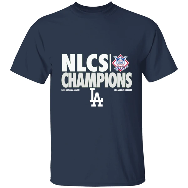 Los Angeles Dodgers Nlcs Champions Mlb 2025 Shirt - Image 4