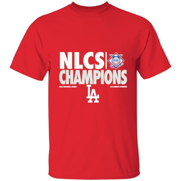 Los Angeles Dodgers Nlcs Champions Mlb 2025 Shirt - Image 6