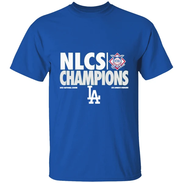Los Angeles Dodgers Nlcs Champions Mlb 2025 Shirt - Image 7