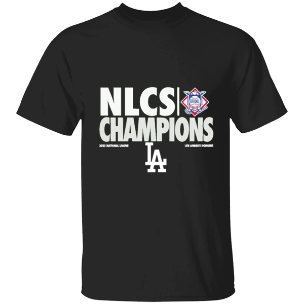 Los Angeles Dodgers Nlcs Champions Mlb 2025 Shirt - Image 9