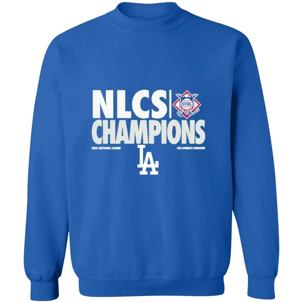 Los Angeles Dodgers Nlcs Champions Mlb 2025 Sweatshirt - Image 8