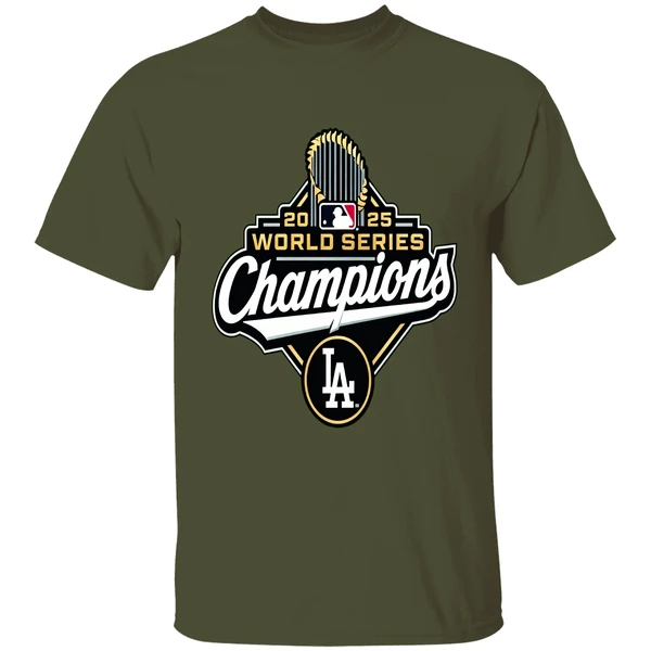 Los Angeles Dodgers Shohei Ohtani 2025 World Series Champions Big Tall Name Number Shirt - Image 3