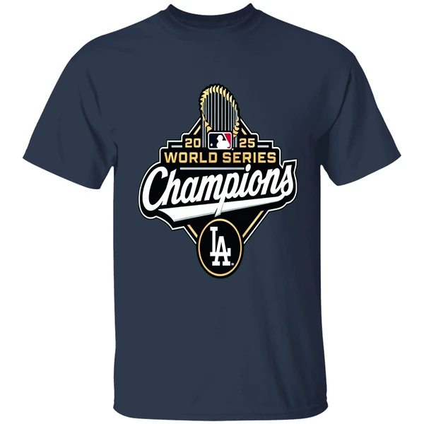 Los Angeles Dodgers Shohei Ohtani 2025 World Series Champions Big Tall Name Number Shirt - Image 4