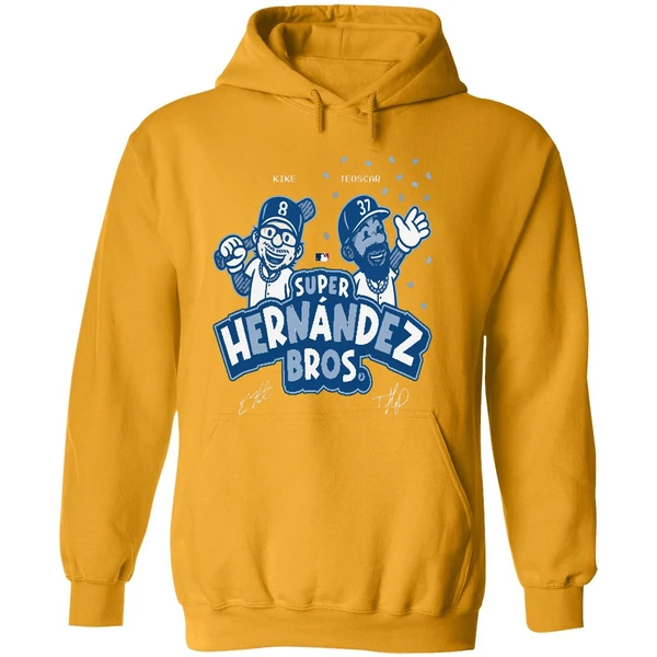 Los Angeles Dodgers Super Hernandez Bros 2025 Hoodie