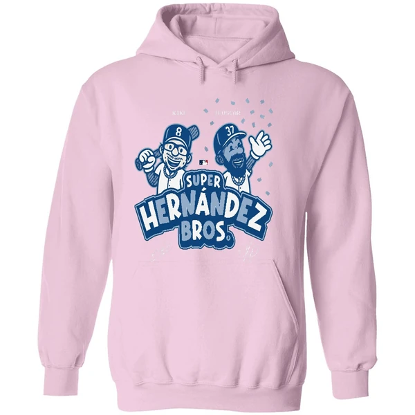 Los Angeles Dodgers Super Hernandez Bros 2025 Hoodie - Image 5