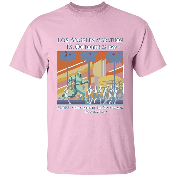 Los Angeles Marathon Ix October 22 1999 Presented By The Vanderstank Foundation Shirt Los Angeles Marathon Ix October 22 1999 Presented By The Vanderstank Foundation Shirt