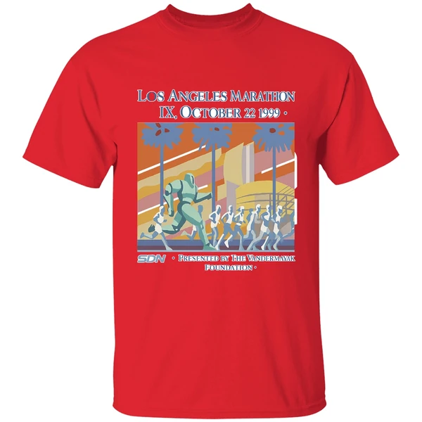 Los Angeles Marathon Ix October 22 1999 Presented By The Vanderstank Foundation Shirt - Image 6