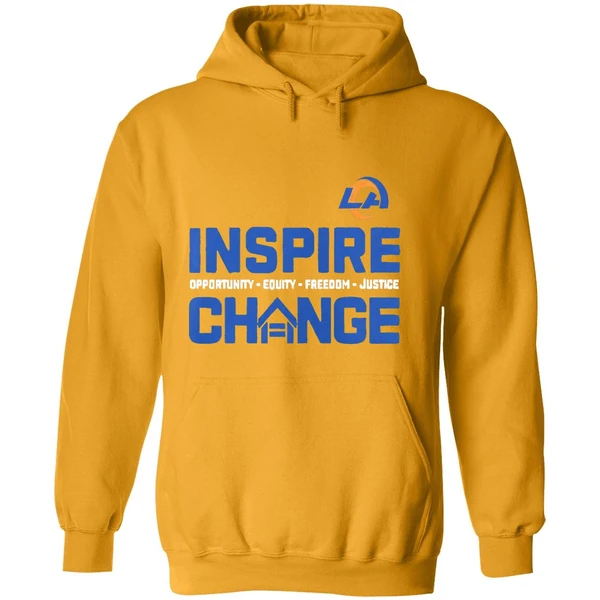 Los Angeles Rams 2025 26 Inspire Change Freedom Justice Hoodie