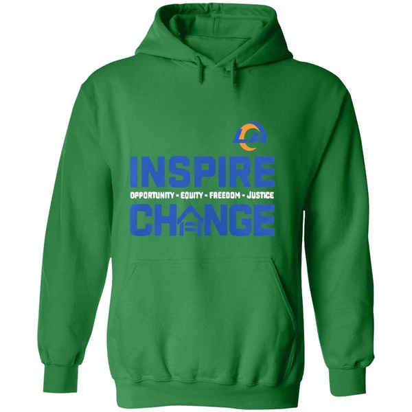 Los Angeles Rams 2025 26 Inspire Change Freedom Justice Hoodie - Image 2