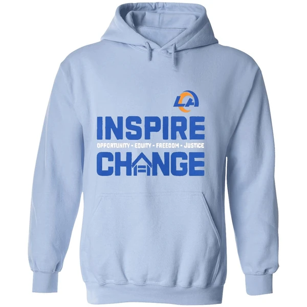 Los Angeles Rams 2025 26 Inspire Change Freedom Justice Hoodie - Image 4