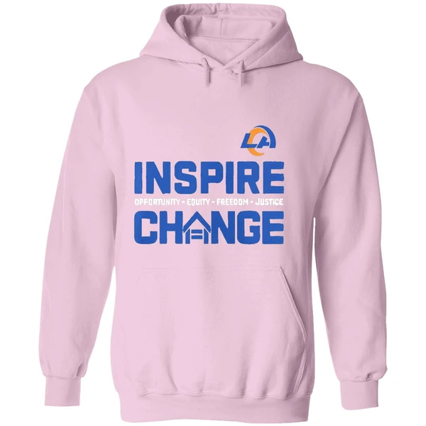 Los Angeles Rams 2025 26 Inspire Change Freedom Justice Hoodie - Image 5
