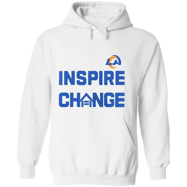 Los Angeles Rams 2025 26 Inspire Change Freedom Justice Hoodie - Image 8