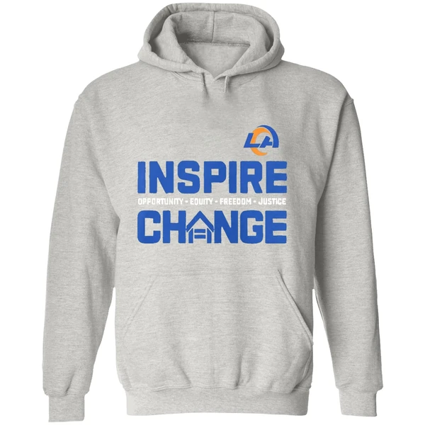 Los Angeles Rams 2025 26 Inspire Change Freedom Justice Hoodie - Image 9