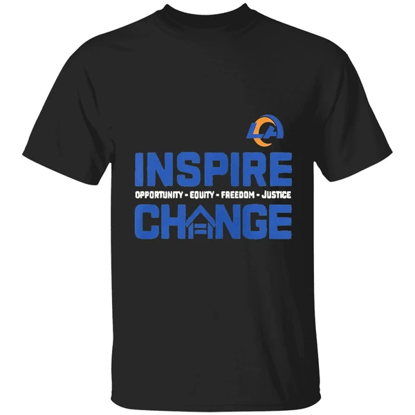 Los Angeles Rams 2025 26 Inspire Change Freedom Justice Shirt