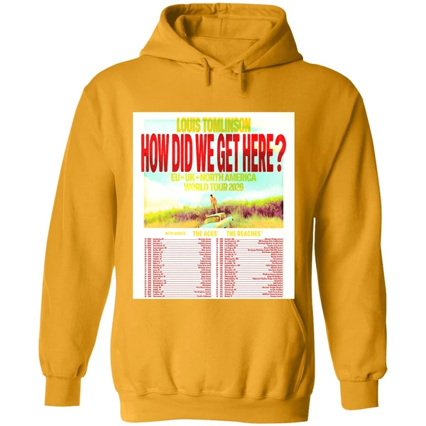 Louis Tomlinson How Did We Get Here World Tour 2026 Hoodie