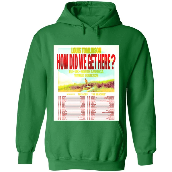 Louis Tomlinson How Did We Get Here World Tour 2026 Hoodie - Image 2
