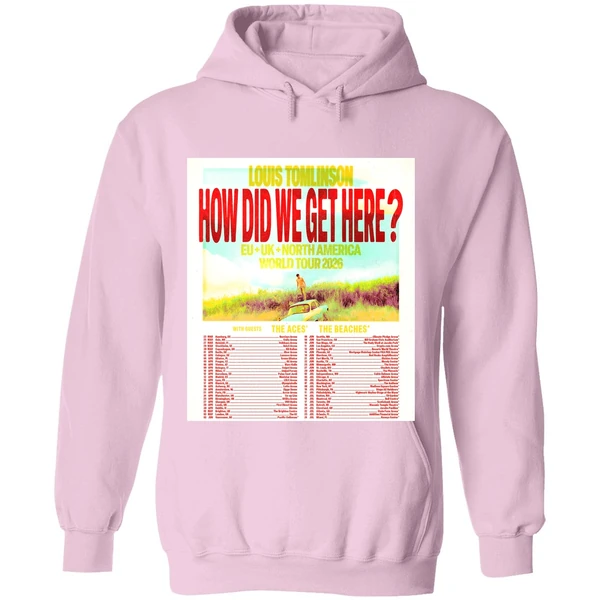 Louis Tomlinson How Did We Get Here World Tour 2026 Hoodie - Image 5
