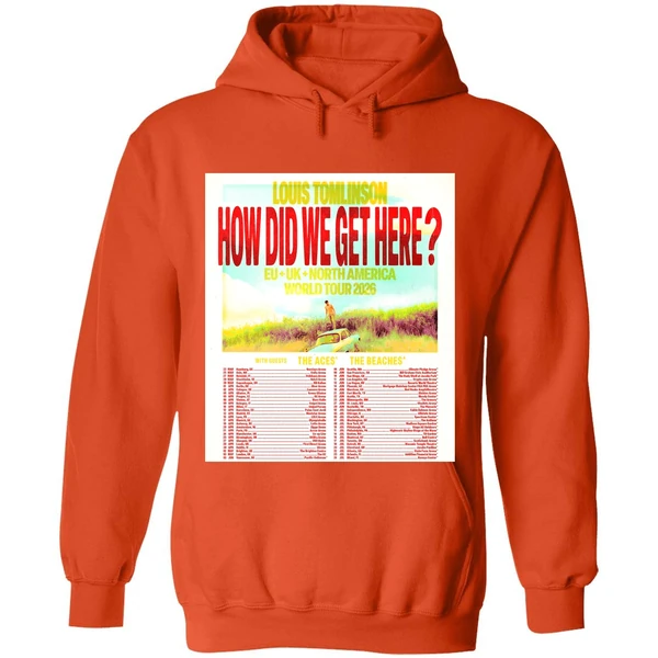 Louis Tomlinson How Did We Get Here World Tour 2026 Hoodie - Image 6