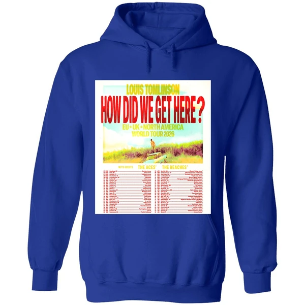Louis Tomlinson How Did We Get Here World Tour 2026 Hoodie - Image 7