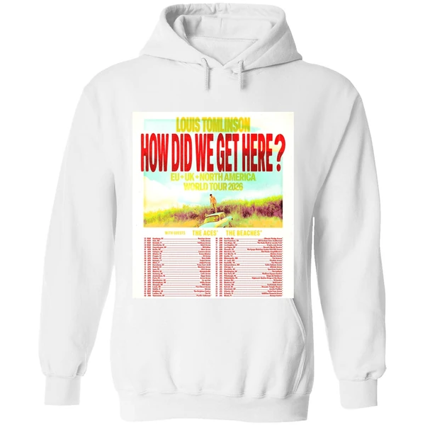Louis Tomlinson How Did We Get Here World Tour 2026 Hoodie - Image 8