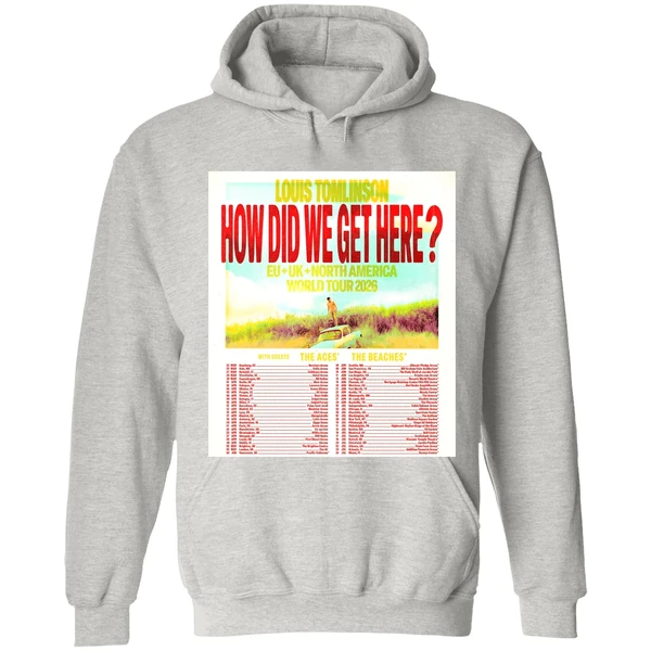 Louis Tomlinson How Did We Get Here World Tour 2026 Hoodie - Image 9