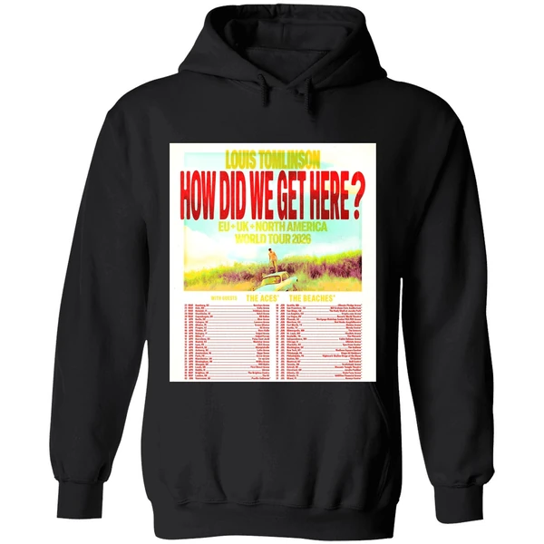 Louis Tomlinson How Did We Get Here World Tour 2026 Hoodie - Image 4