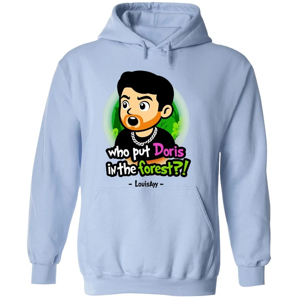 Louisayy Who Put Doris In The Forest Hoodie - Image 4