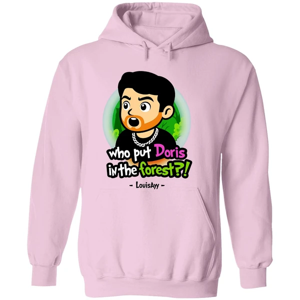 Louisayy Who Put Doris In The Forest Hoodie - Image 5