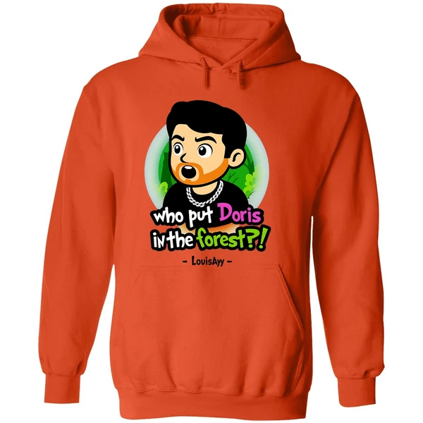 Louisayy Who Put Doris In The Forest Hoodie - Image 6