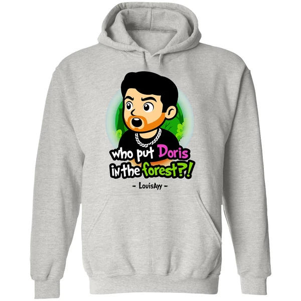 Louisayy Who Put Doris In The Forest Hoodie - Image 9