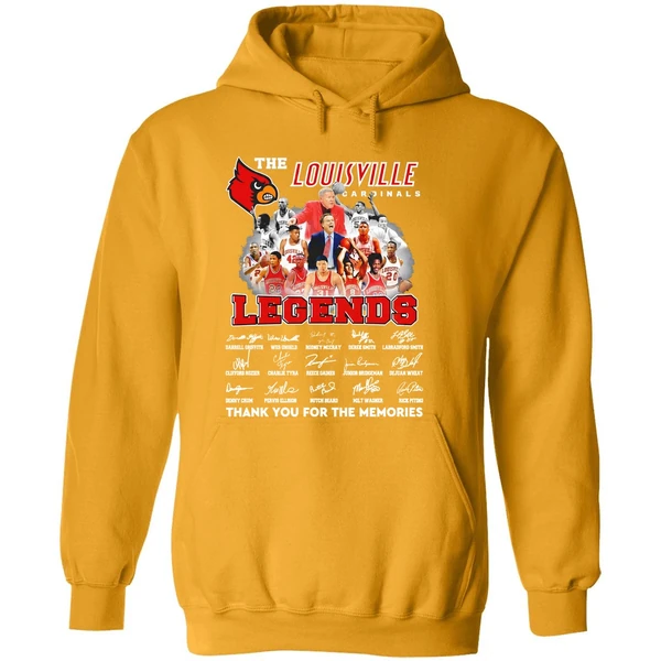 Louisville Cardinals Legends Thank You For The Memories Hoodie