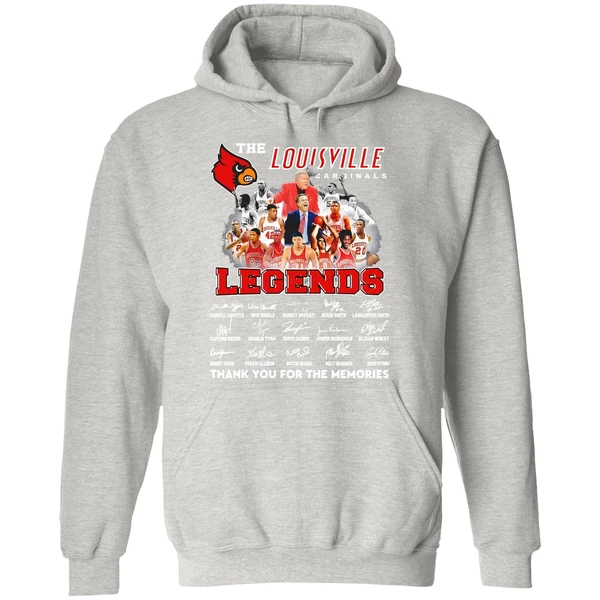 Louisville Cardinals Legends Thank You For The Memories Hoodie - Image 9