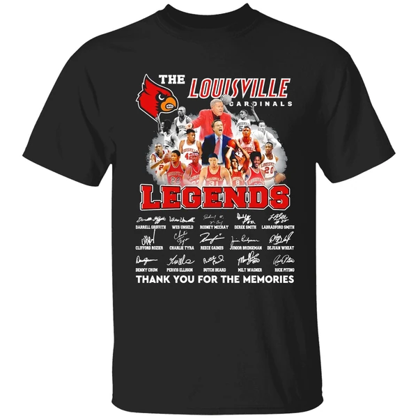 Louisville Cardinals Legends Thank You For The Memories Shirt