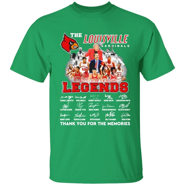 Louisville Cardinals Legends Thank You For The Memories Shirt - Image 2
