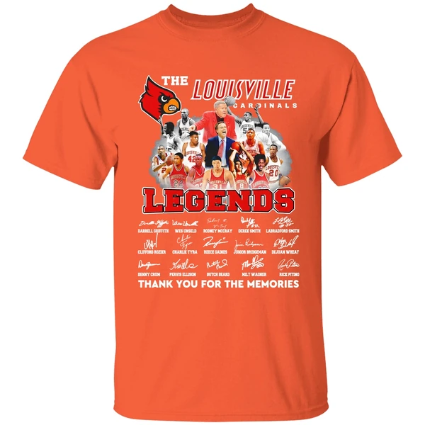 Louisville Cardinals Legends Thank You For The Memories Shirt - Image 6