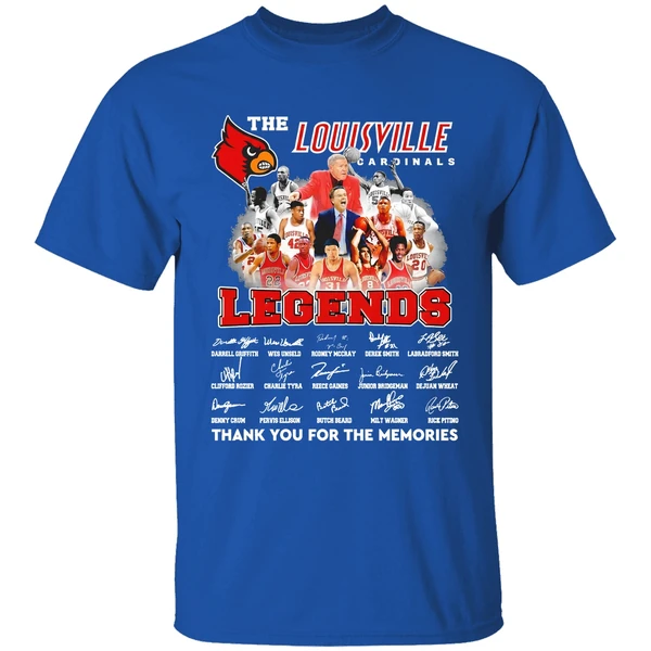 Louisville Cardinals Legends Thank You For The Memories Shirt - Image 8