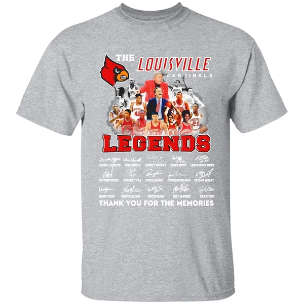 Louisville Cardinals Legends Thank You For The Memories Shirt - Image 9