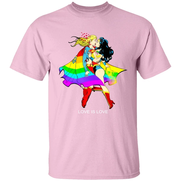 Love Is Love Supergirl And Wonder Woman Lgbt Shirt Love Is Love Supergirl And Wonder Woman Lgbt Shirt