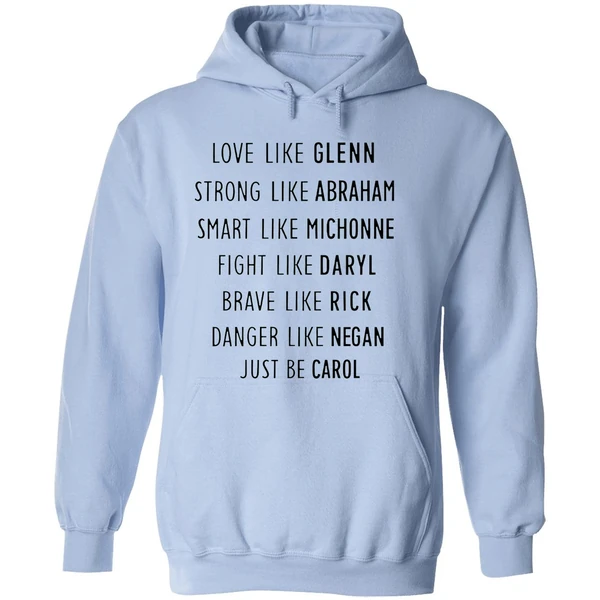 Love Like Glenn Strong Like Abraham Smart Like Michonne Fight Like Daryl Hoodie - Image 4