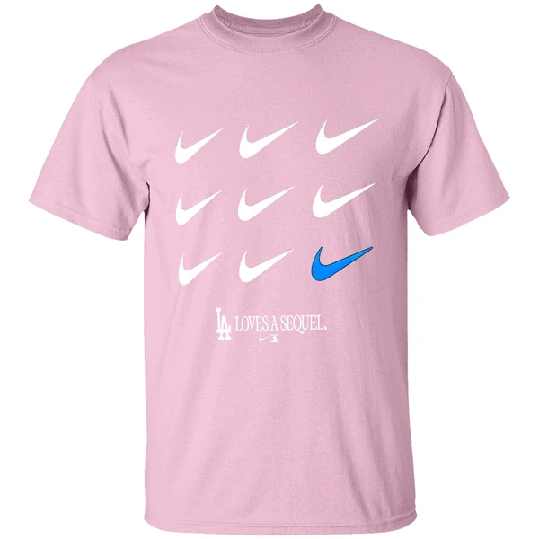 Loves A Sequel Los Angeles Dodgers Nike 2025 World Series Champions Shirt - Image 2
